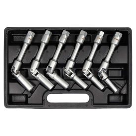   YATO YT-0534 Csuklós gyertyakulcs készlet 6 részes 8 / 9 / 10 / 12 / 14 / 16 mm 3/8" CrV