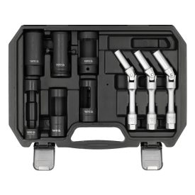   YATO YT-05349 Izzítógyertya és befecskendező szerelő készlet 9 darabos