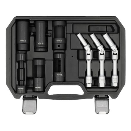 YATO YT-05349 Izzítógyertya és befecskendező szerelő készlet 9 darabos