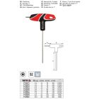 YATO YT-05577 Imbusz T-kulcs 6,0 mm / 17 x 200 mm S2