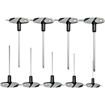 YATO YT-05615 Torx T-kulcs készlet 9 részes T10-T50 tamperproof S2