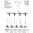 YATO YT-05615 Torx T-kulcs készlet 9 részes T10-T50 tamperproof S2