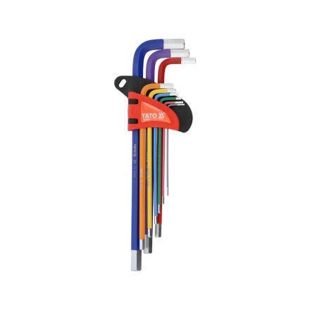 YATO YT-05634 9PCS EXTRA LONG HEX KEY SET 1.5-10MM