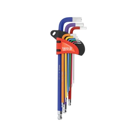 YATO YT- 05635 9PCS EXTRA LONG HEX KEY BALL SET1.5-10MM