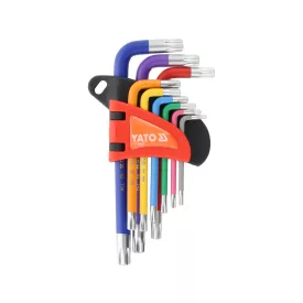 YATO YT-05637 Torxkulcs készlet rövid T10 - T50 9 részes