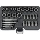 YATO YT-05894 Univerzális roncsolt csavar kiszedő készlet 40 részes