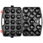 YATO YT-0596 Olajszűrő leszedő készlet 30 részes 3/8"