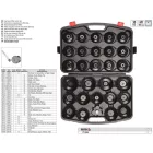 YATO YT-0596 Olajszűrő leszedő készlet 30 részes 3/8"