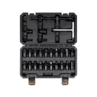 YATO YT-05998 Olajleeresztő kulcs készlet 26 részes 3/8" CrV