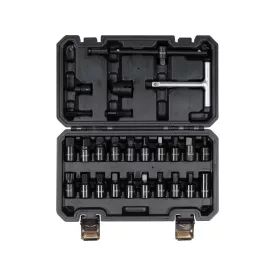   YATO YT-05998 Olajleeresztő kulcs készlet 26 részes 3/8" CrV