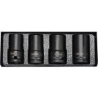 YATO YT-06030 Roncsolt csavar leszedő gépi dugókulcs készlet 4 részes 1/2 Col 17-26 mm CrMo