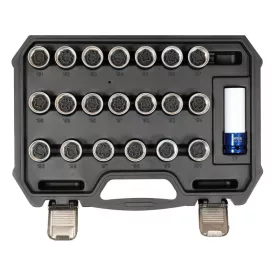   YATO YT-060306 Opel kerékőr csavar leszedő készlet 21 részes