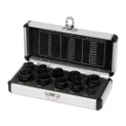 YATO YT-06031 Roncsolt csavarfej leszedő készlet 10 részes 3/8" 9-19 mm