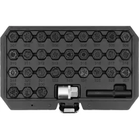   YATO YT-060390 Dugókulcs készlet 32 darabos Mercedes biztonsági kerékcsavarokhoz