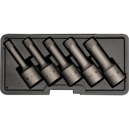 YATO YT-0624 Törtcsavar kiszedő készlet 5 részes 1/2 col