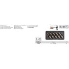 YATO YT-0624 Törtcsavar kiszedő készlet 5 részes 1/2 col