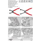 YATO YT-0645 Fogókészlet 2 részes bilincsekhez és vezetékekhez
