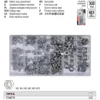 YATO YT-06772 Hatlapú csavaranya készlet 300 részes M3-M10