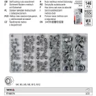 YATO YT-06774 Hatlapú önzáró csavaranya készlet 146 részes M4-M12