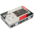YATO YT-067834 Gumi tömítésű csőbilincs készlet 52 részes