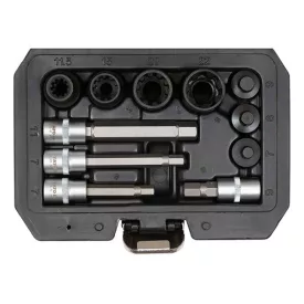   YATO YT-06808 Féknyereg szerelő dugókulcs készlet 11 részes 3/8", 1/2" CrV