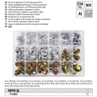 YATO YT-06862 Olajteknő csavar és alátét készlet 534 részes