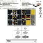 YATO YT-06869 Elektromos csatlakozó készlet 424 részes