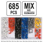 YATO YT-06895 Kábel érvéghüvely készlet 685 részes