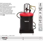 YATO YT-07069 Pneumatikus zsírzó pumpa 45 liter