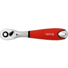YATO YT-0733 Racsnis hajtószár 1/4" 155 mm 72T hajlított szár CrV