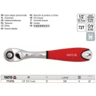 YATO YT-0735 Racsnis hajtószár 1/2" 255 mm 72T hajlított szár CrV