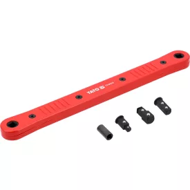   YATO YT-07370 Racsnis hajtószár cserélhető csatlakozásméretekkel 1/2 Col, 3/8 Col, 1/4 Col 340 mm