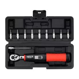   YATO YT-07840 Precíziós nyomatékkulcs készlet 11 részes 1/4 col