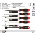 YATO YT-08426 Kézi véső és kampó készlet 9 részes