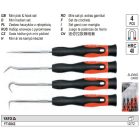 YATO YT-0843 Tömítés kiszedő kampós készlet 4 részes mágneses