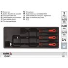 YATO YT-08474 Tömítés kaparó készlet 3 részes hengerfejhez