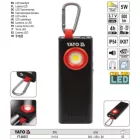 YATO YT-08557 Akkus LED zseblámpa 500 / 250 / 90 lumen
