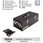 YATO YT-0884 Szerszámosláda fém 460 x 200 x 180 mm