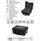 YATO YT-08900 Szerszámkoffer habszivacs betéttel 232 x 192 x 111 mm