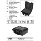 YATO YT-08901 Szerszámkoffer habszivacs betéttel 270 x 246 x 124 mm