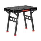 YATO YT-08953 Összecsukható munkaasztal műanyag munkapulttal, fém lábakkal max 650 kg