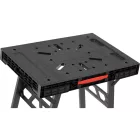 YATO YT-08953 Összecsukható munkaasztal műanyag munkapulttal, fém lábakkal max 650 kg