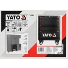 YATO YT-08963 Szerszámszekrény rendszerekbe integrálható Szerszámos kocsi 4 fiókos