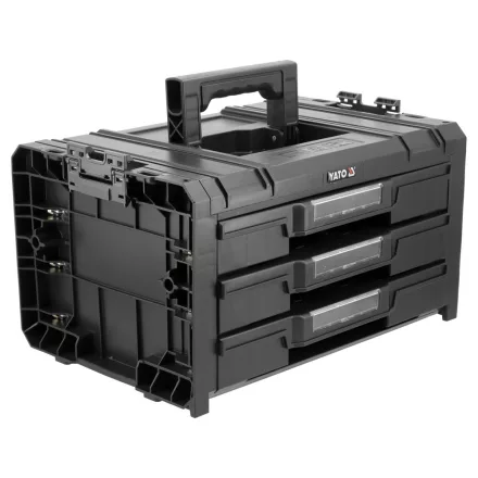 YATO YT-08974 Szerszámosláda 3 fiókkal