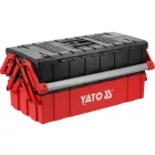 YATO YT-08978 Műanyag szerszámláda kétoldalra nyíló 5 polcos