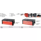 YATO YT-09107 Szerszámosláda fém (2 fiókos) 500 x 250 x 18 mm