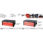 YATO YT-09108 Szerszámosláda fém (1 fiókos) 500 x 250 x 180 mm