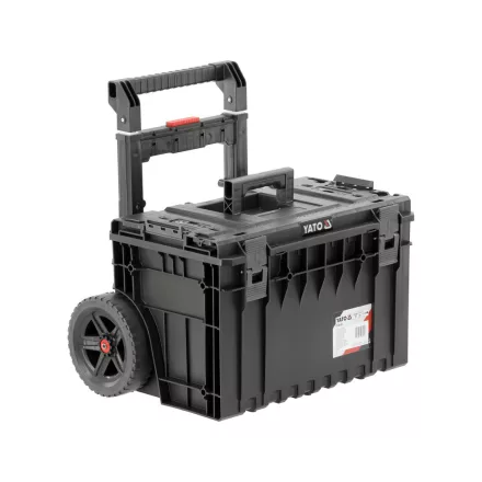 YATO YT-09159 Szerszámosláda kerekeken kihúzható fogantyúval 660x643x483 mm
