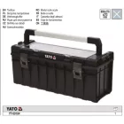 YATO YT-09184 Szerszámosláda organiserrel 650 x 270 x 272 mm