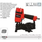 YATO YT-09211 Pneumatikus dobtáras szögbelövő 19-45 mm